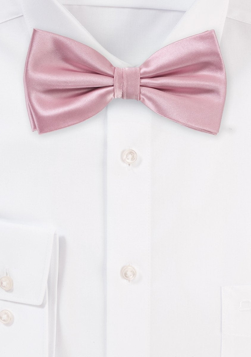 Dusty Rose Solid Bowtie - MenSuits