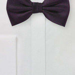 Grape Purple MicroTexture Bowtie - MenSuits