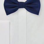 Menswear Navy MicroTexture Bowtie - MenSuits
