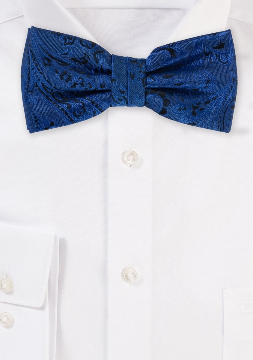 Morning Glory Proper Paisley Bowtie - MenSuits