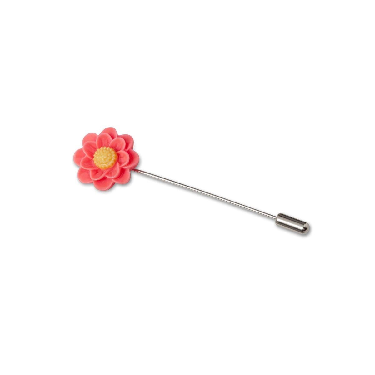 Pink Sunflower Lapel Pin - MenSuits