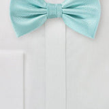 Pool Blue MicroTexture Bowtie - MenSuits