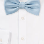 Powder Blue MicroTexture Bowtie - MenSuits
