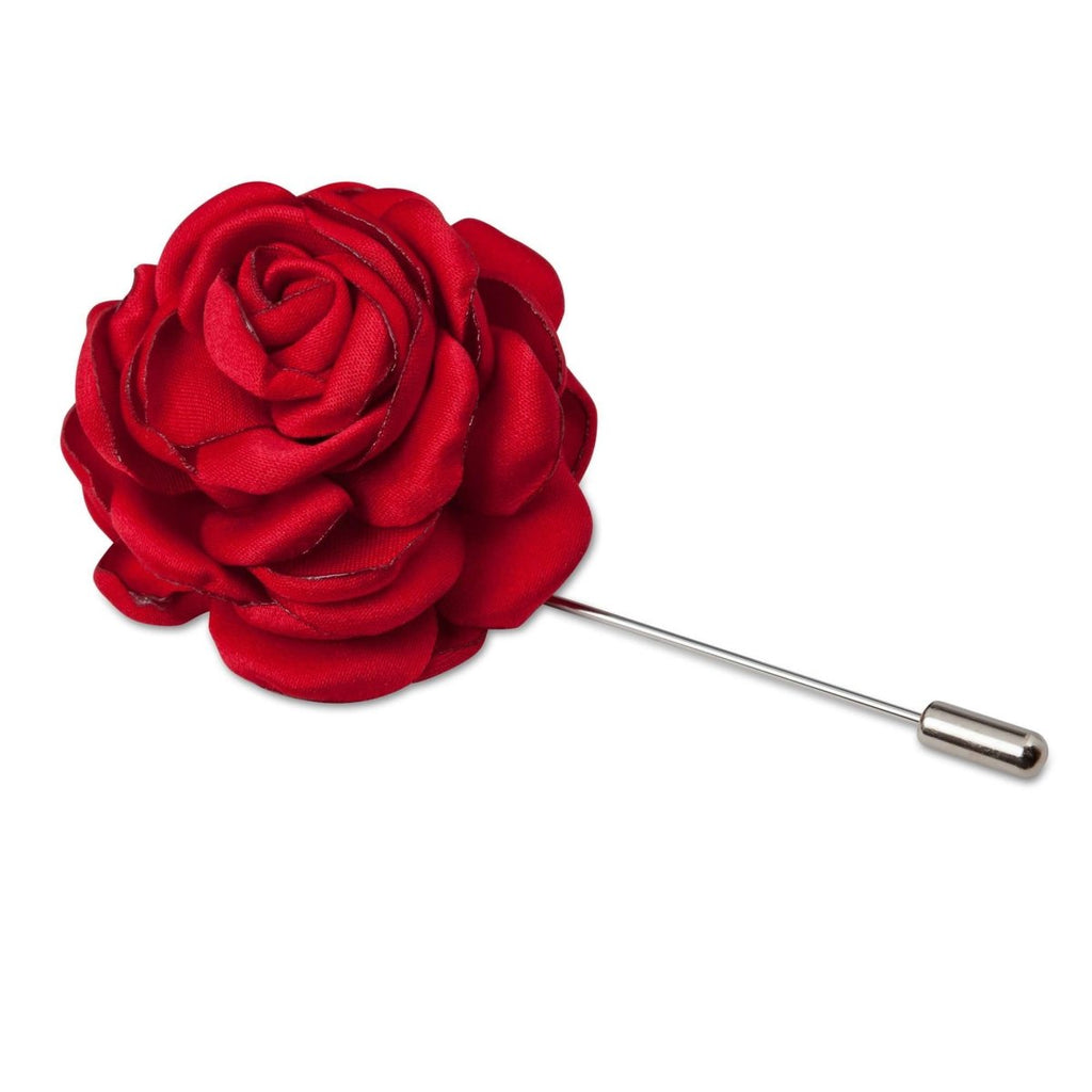 Red Rose Lapel Pin | Weddingsuits.com