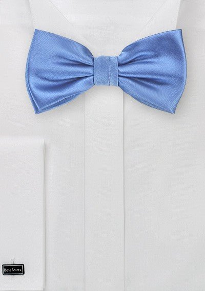 Riviera Blue Solid Bowtie - MenSuits