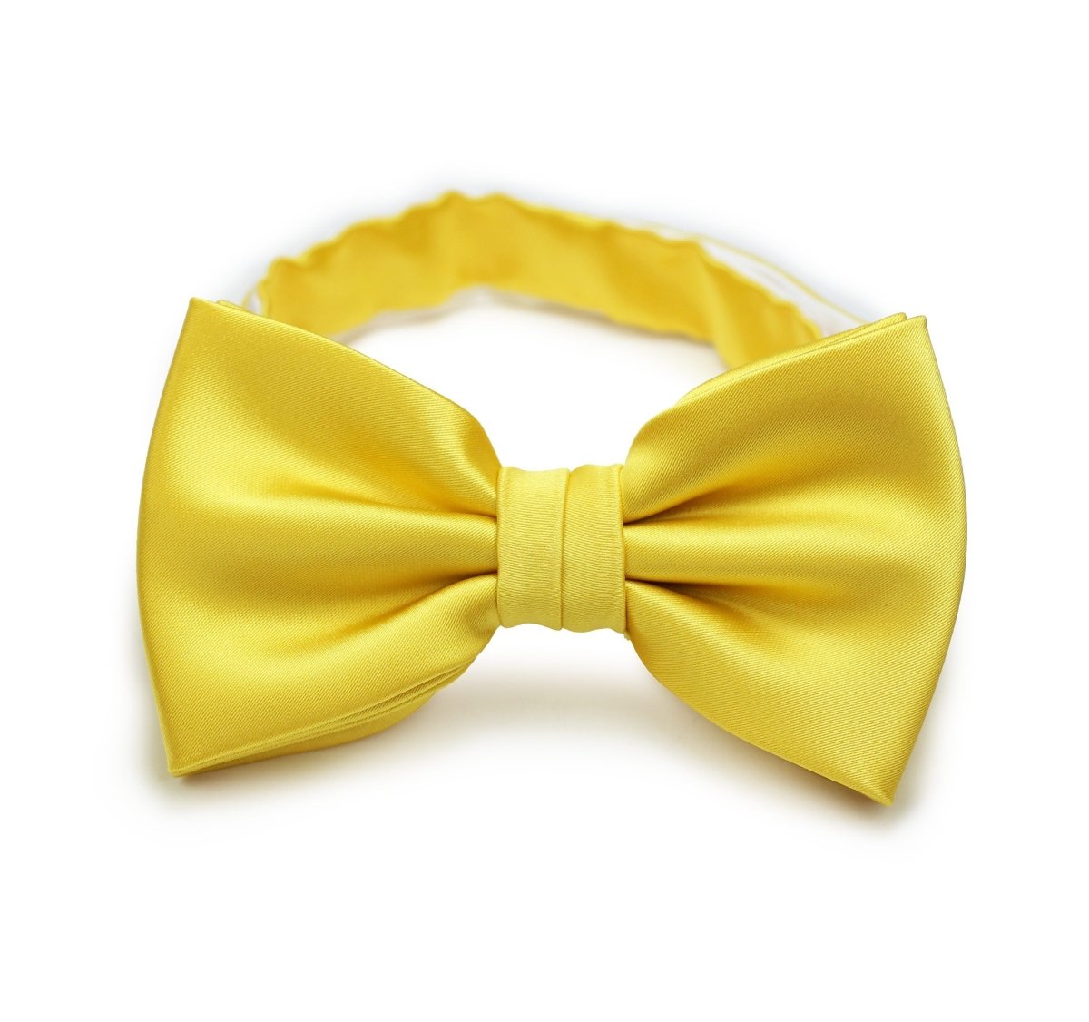 Sun Yellow Solid Bowtie - MenSuits
